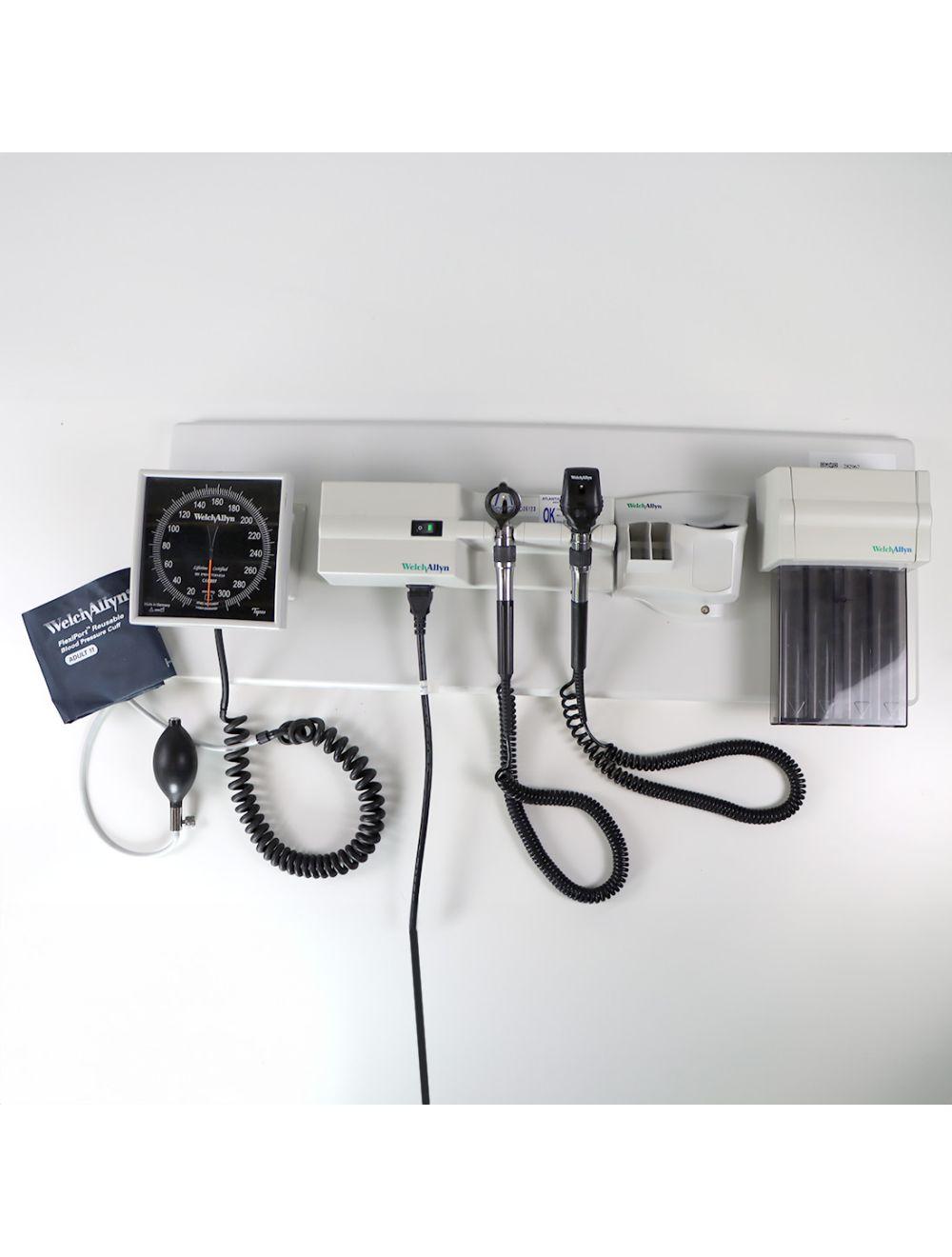 Welch Allyn Integrated Wall Diagnostic System Complete with Wall Board, Blood Pressure, 2 Heads and Specula Dispenser