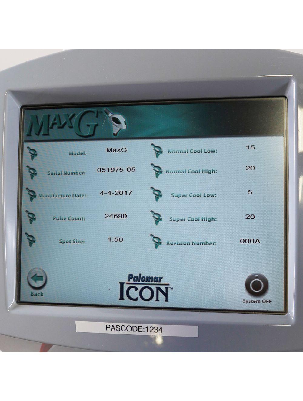 2017 Palomar Icon IPL Laser Fractional 1540 Hair Removal Vascular Skin Resurface