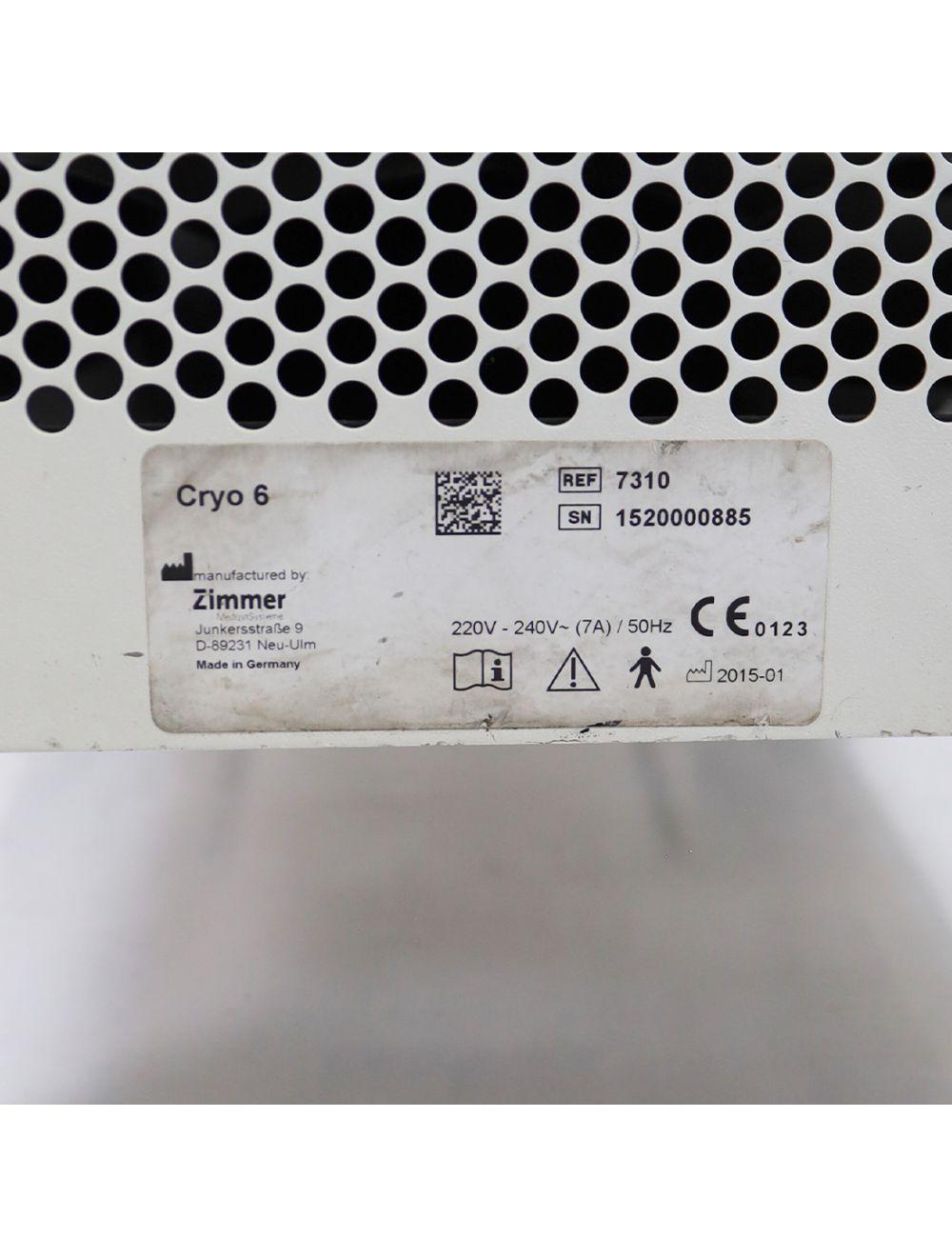 Zimmer Cryo 6 Chiller Cold Air Therapy Spot Cooling Treatment Cryotherapy Cryo6