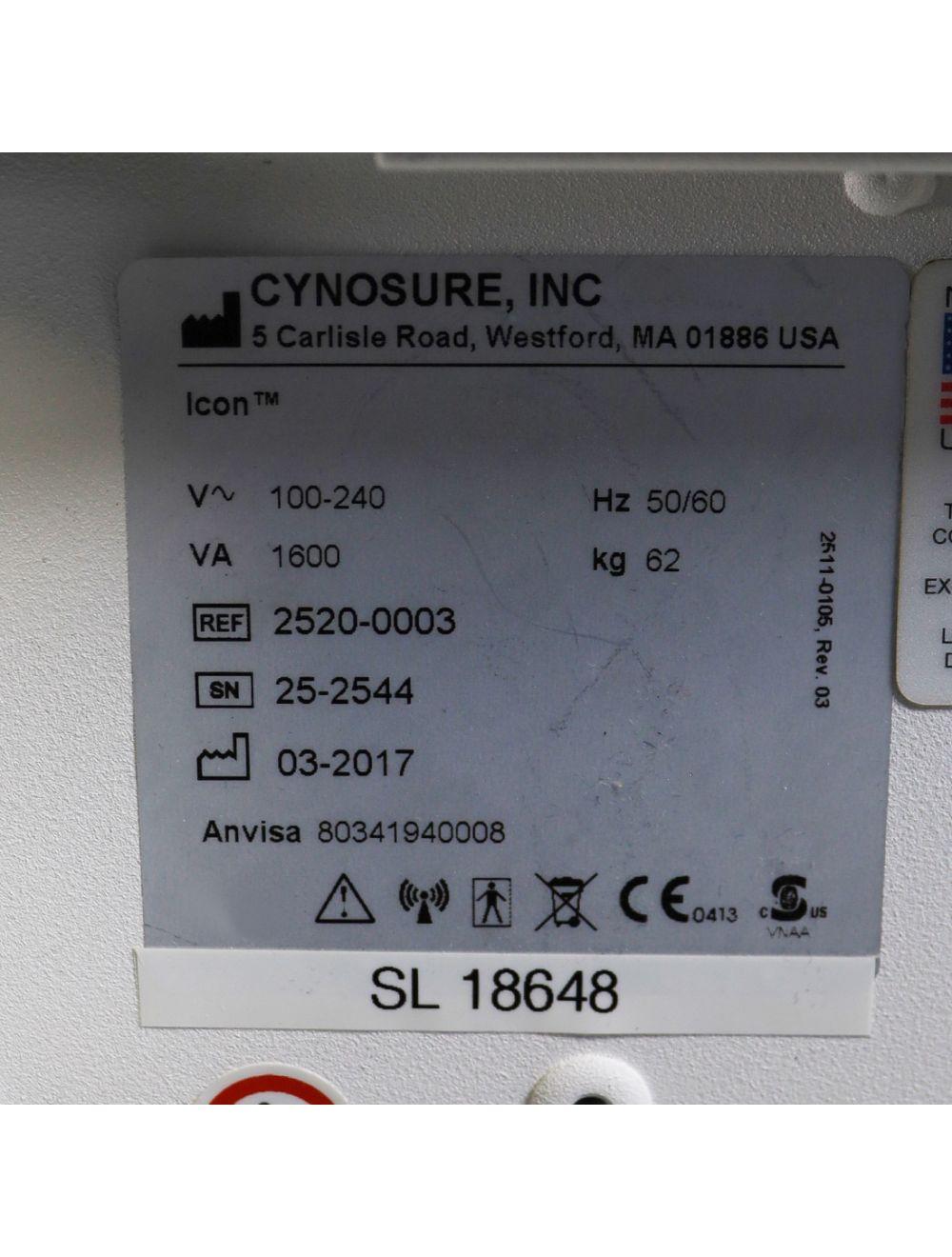 2017 Palomar Icon IPL Laser Fractional 1540 Hair Removal Vascular Skin Resurface