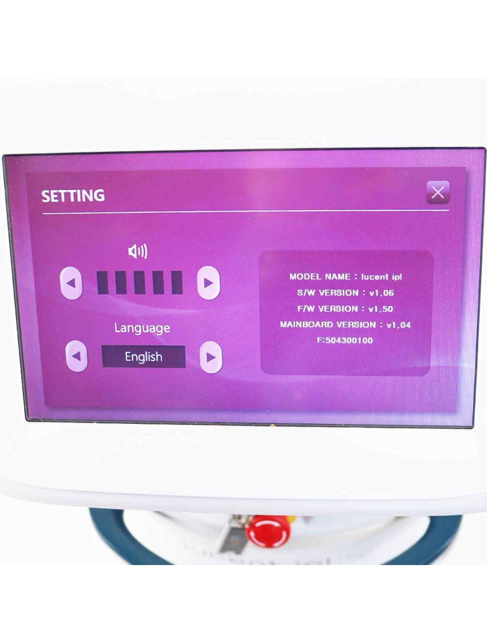 2022 Luvo Lucent IPL Laser System Skin Rejuvenation Hair Removal Lesions System