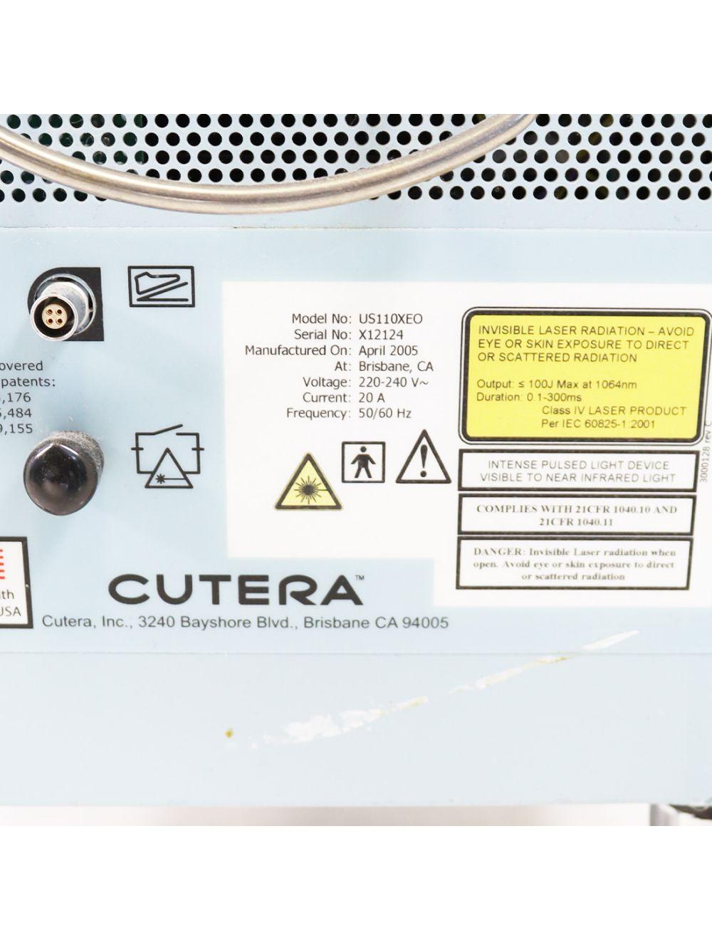 2005 Cutera Coolglide Xeo Laser Nd Yag 1064nm Skin Rejuvenation System US110XEO