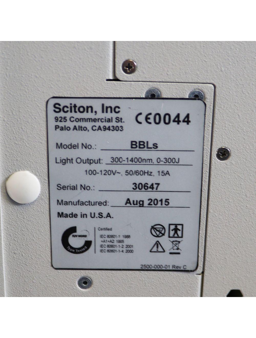 2015 Sciton Profile BBLs Laser Broad Band Light Pigment Hair Removal Vascular