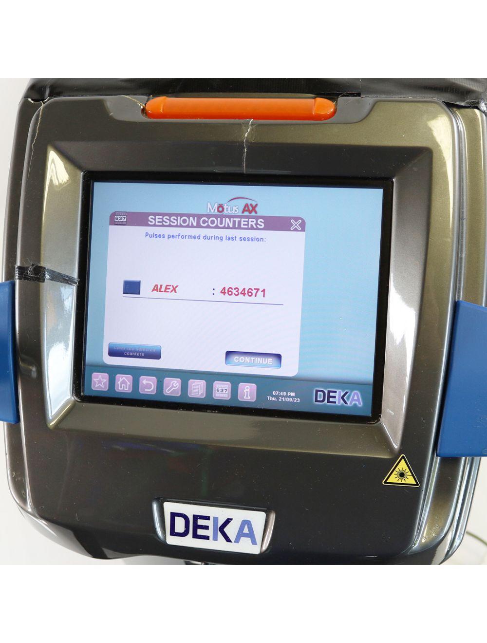 2019 Deka Cartessa Motus AX Hair Removal Laser Alexandrite 755nm All Skin Types