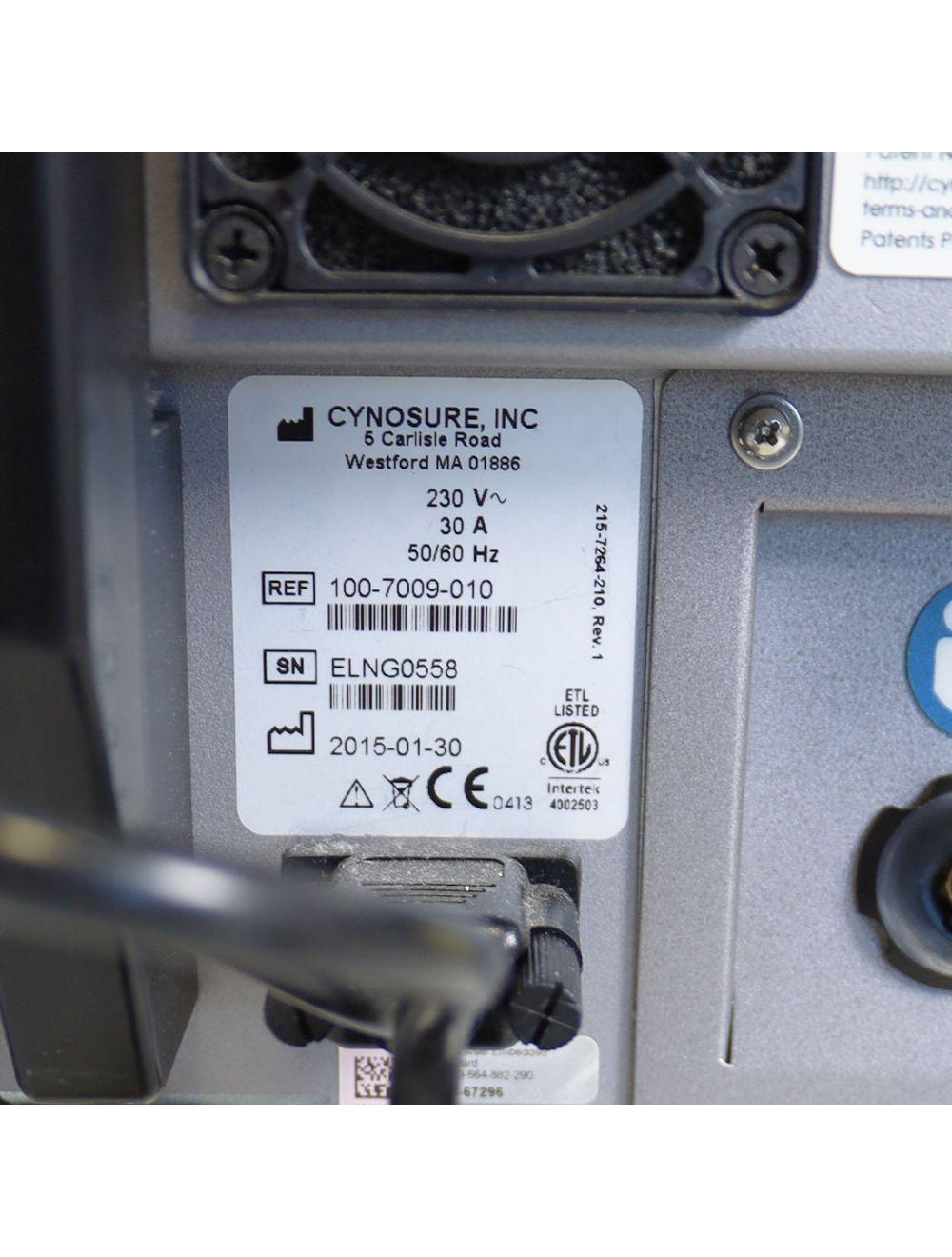 2015 Cynosure Elite Multiplex MPX Laser Cooled YAG 1064 Alex 755nm Hair Removal