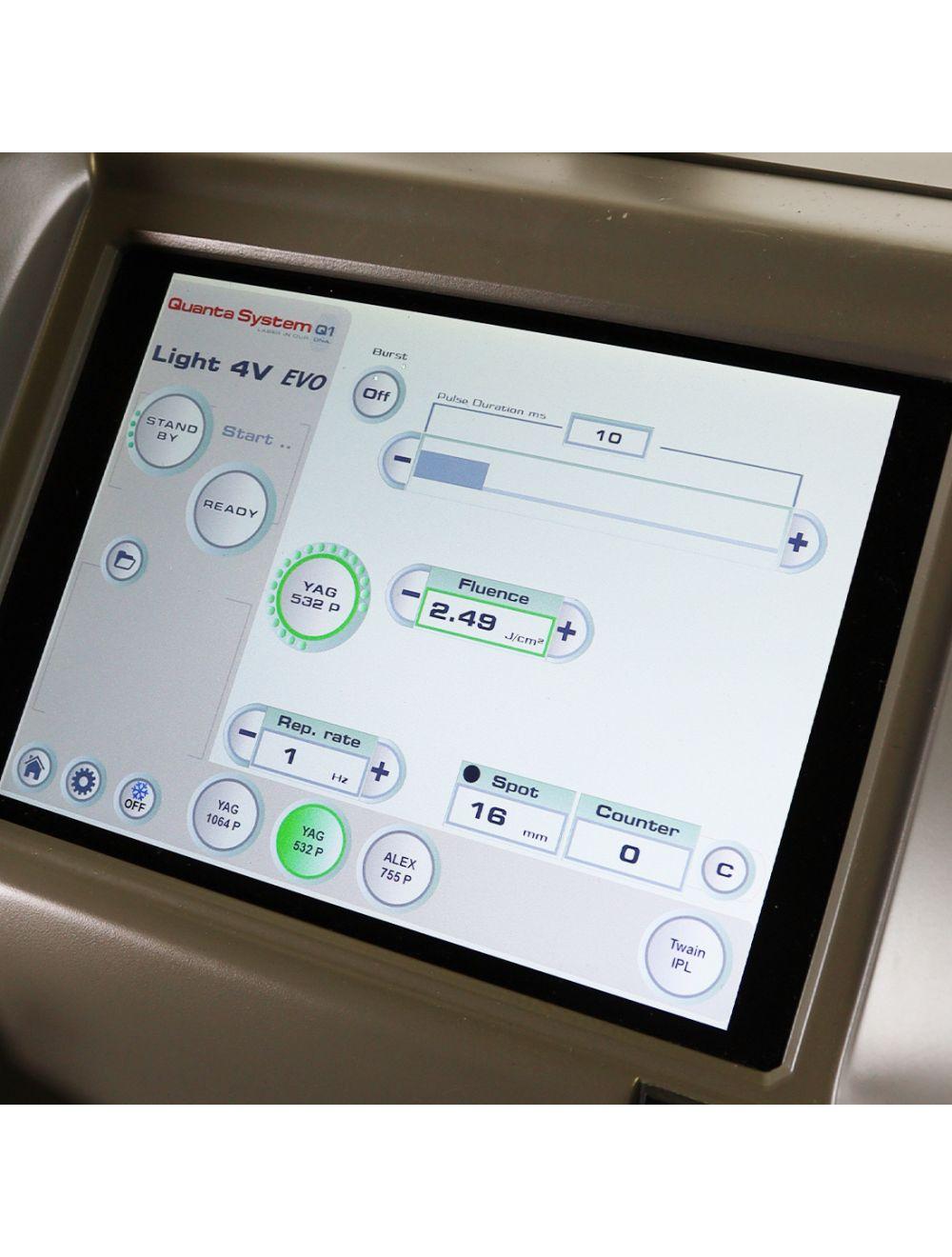 2021 Quanta Light 4V Evo Hair Reduction Vascular Lesions System PCMS00319