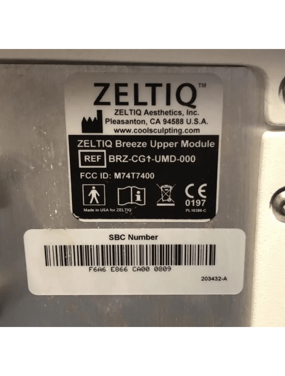 2018 Zeltiq CoolSculpting Body Contouring Cryolipolysis System