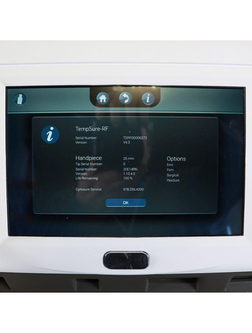 2020 Cynosure Ellman TempSure RF Vitalia Envi Firm Surgical FlexSure System