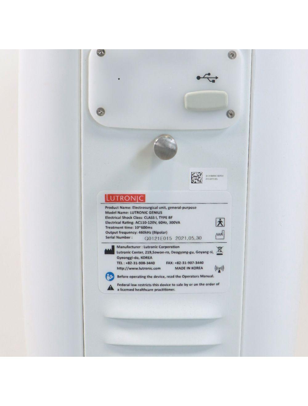 2021 Lutronic Genius Intelligent Focused Radio Frequency RF Microneedling System