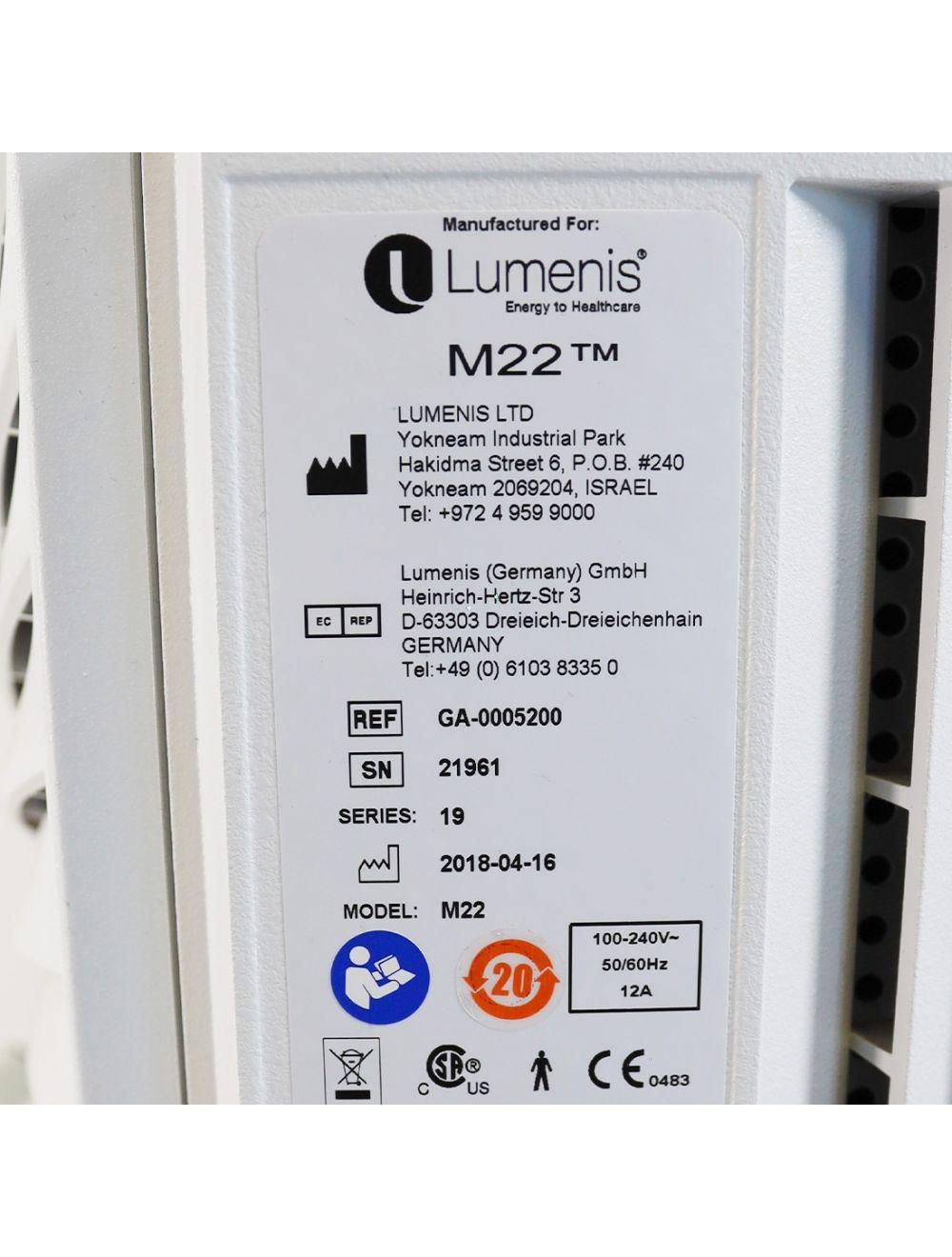 2018 Lumenis M22 Laser IPL Fully Loaded NdYag Q-Switched ResurFX System