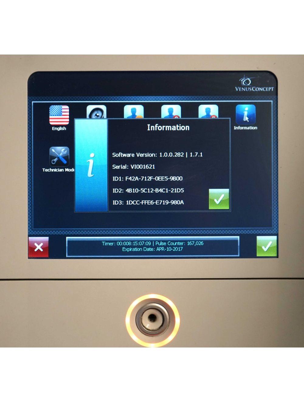 Venus Concepts Viva Fractional RF Skin Resurfacing Scars Wrinkles VenusConcept