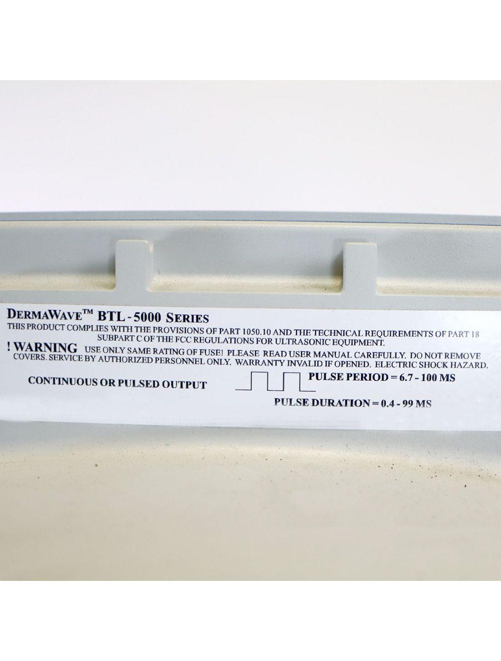 2005 DermaWave BTL-5000 Mesotherapy Power Radial ShockWave Therapy Pain Relief