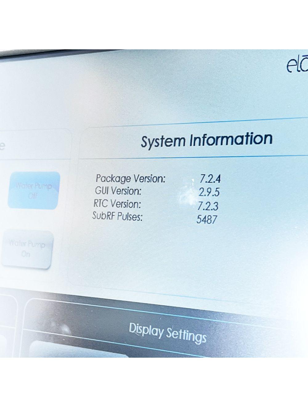 2018 Candela Syneron Elos Plus Pulsed Light Laser Ablative Skin Resurface System