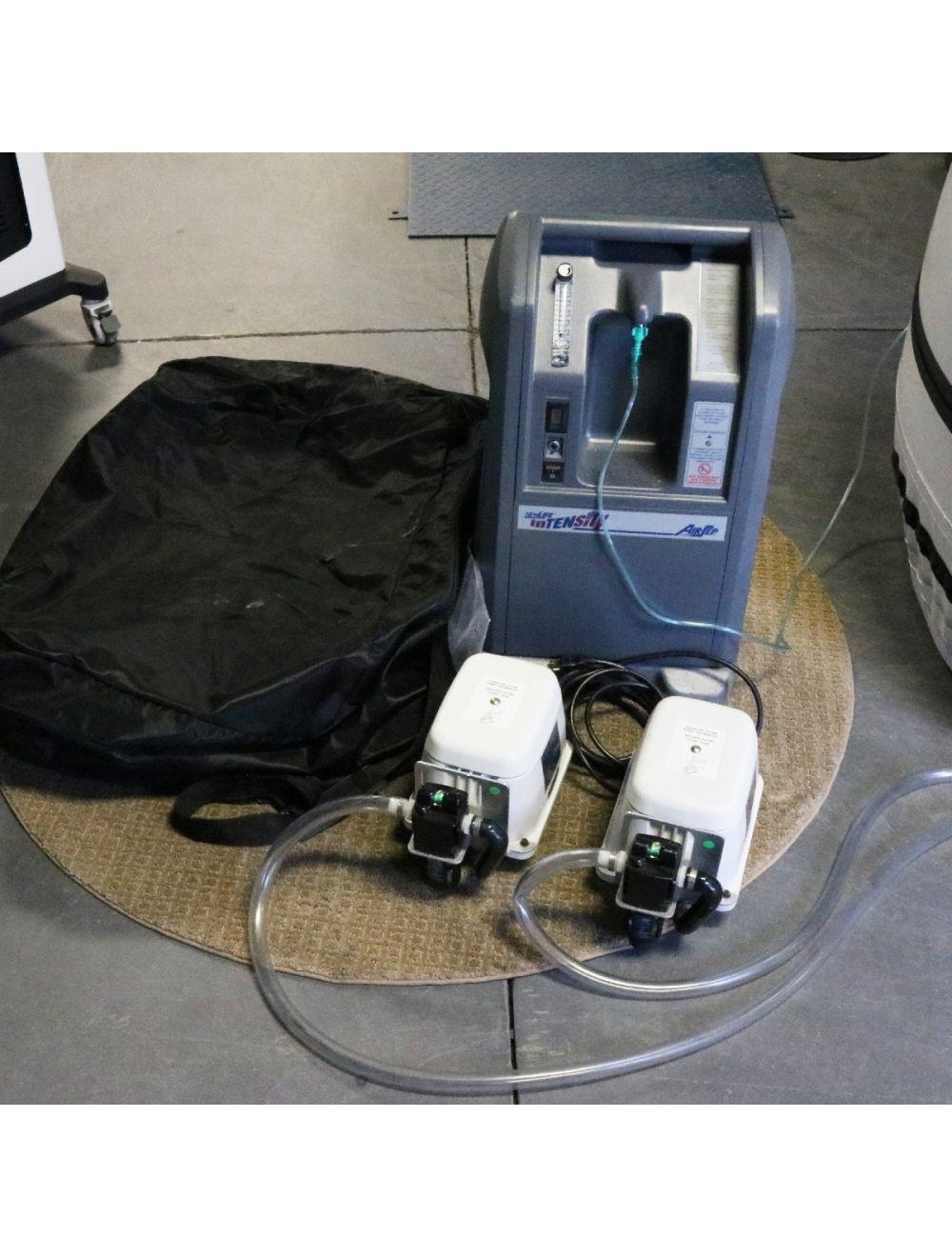 Summit to Sea Dive Vertical Portable Hyperbaric Oxygen Chamber w/ Concentrator