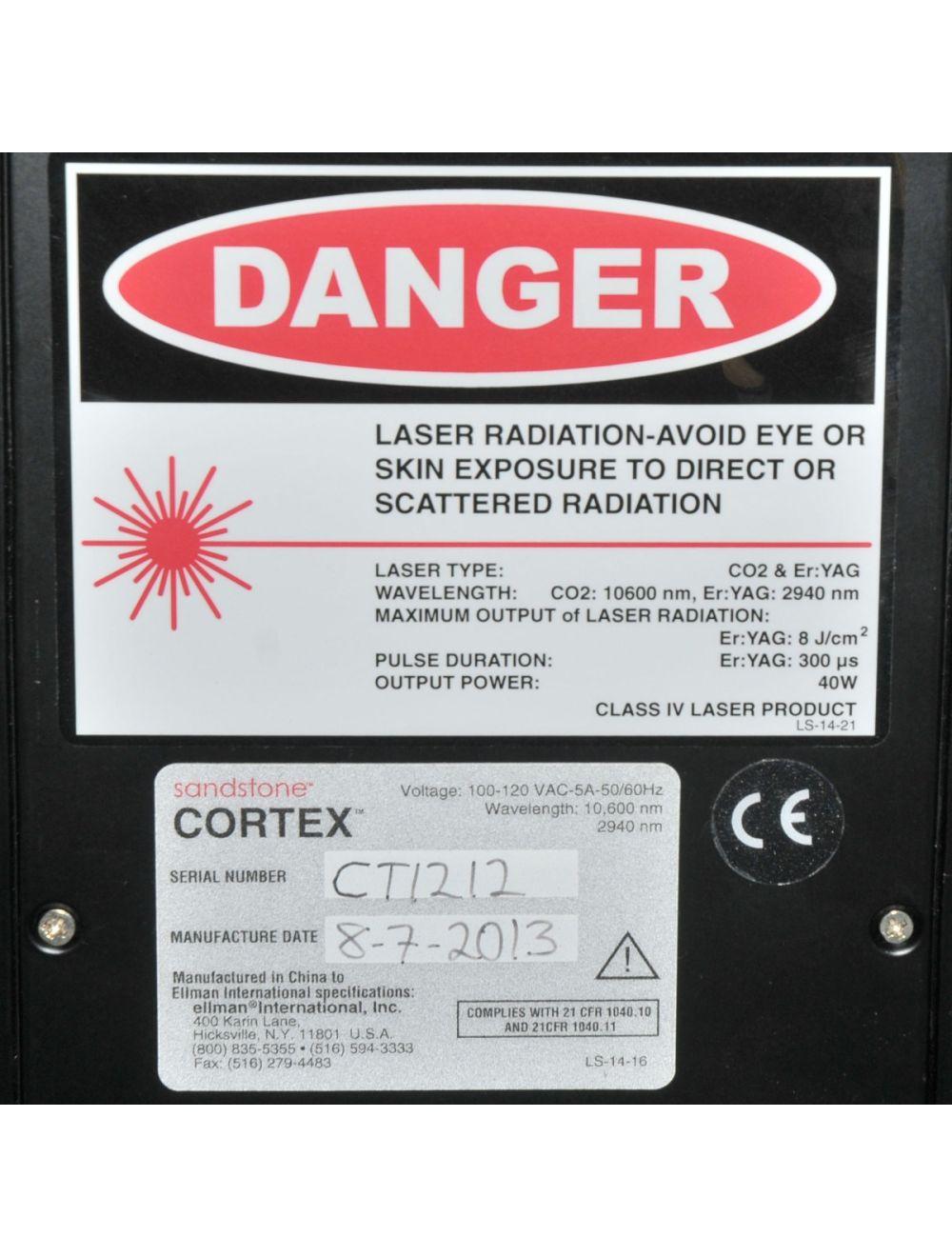 2013 Ellman Sandstone Cortex C02 Er YAG 2940 10600 NM Laser Skin Resurfacing CO2