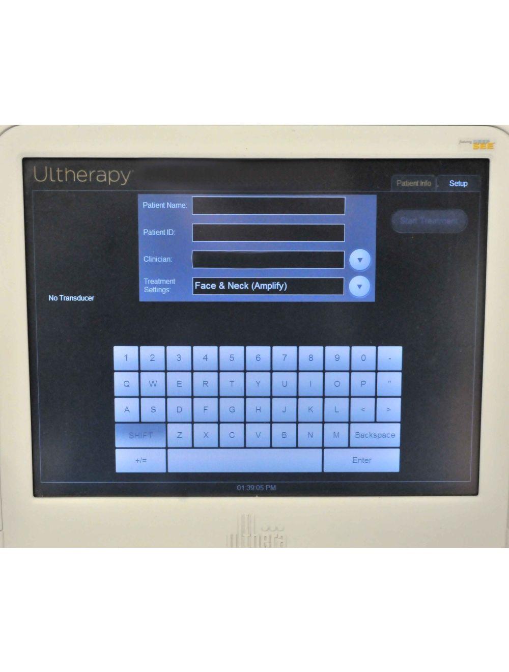 Merz Ulthera Ultherapy DeepSEE Ultrasound System w Access Key Accessories 2012
