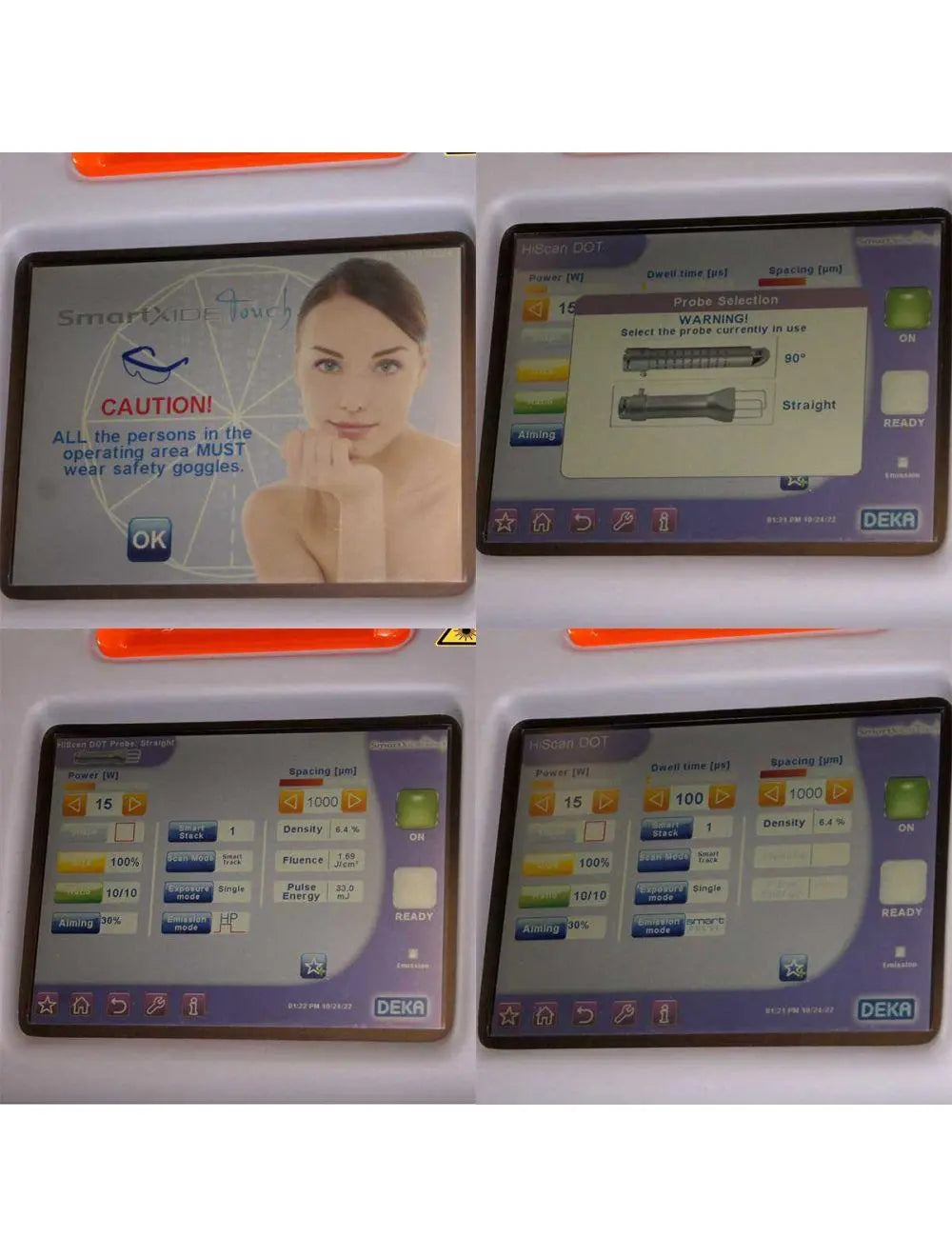 2016 DEKA SmartXide Touch C60 M110C1 CO2 Laser System Mona Lisa Smart Xide Sol International Medical
