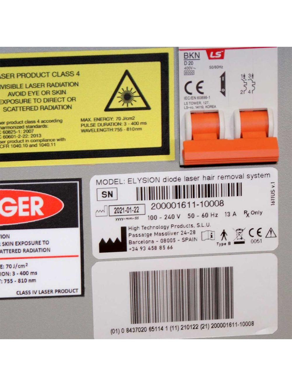 2021 Cocoon Medical Elysion-Pro Diode Laser Hair Removal System 810nm Depilation