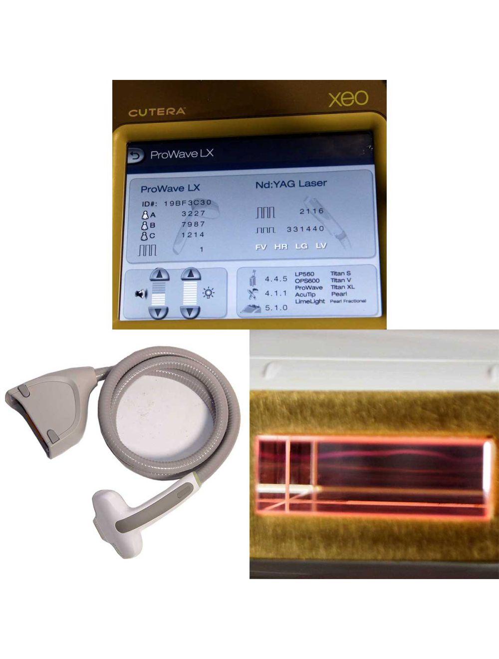 2017 Cutera Xeo Skin Resurfacing Nd:YAG Laser LimeLight Prowave LX Hair Removal