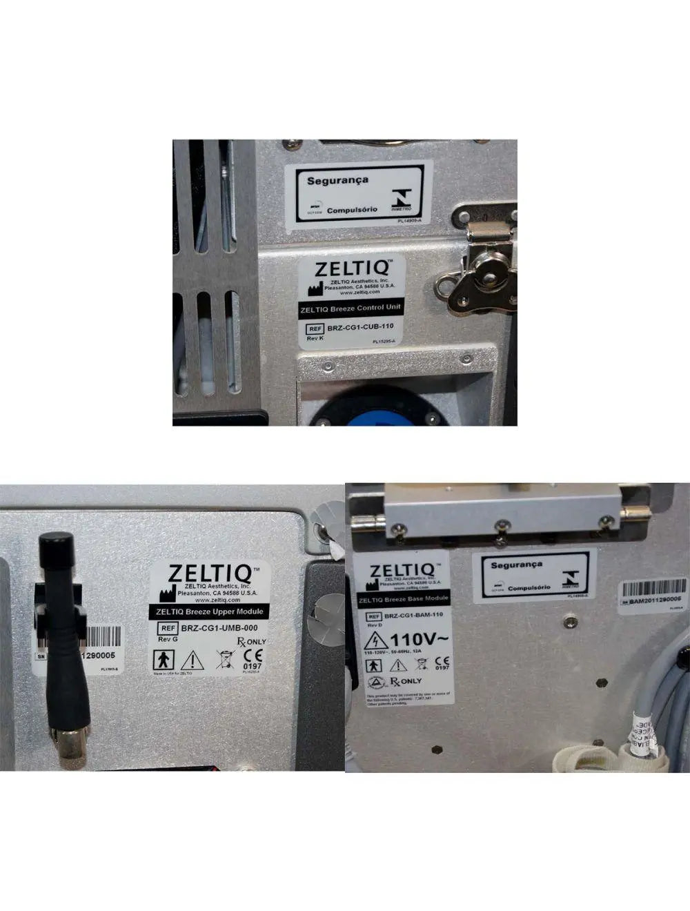 2011 Zeltiq CoolSculpting Body Contouring Fat Reduction System w/ 4 Applicators