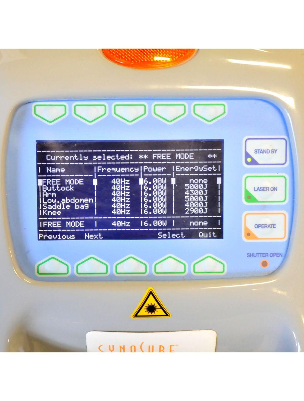 2007 Cynosure SmartLipo DEKA Laser Face Neck Arms Lipolysis Nd:YAG 1064 12 Watt