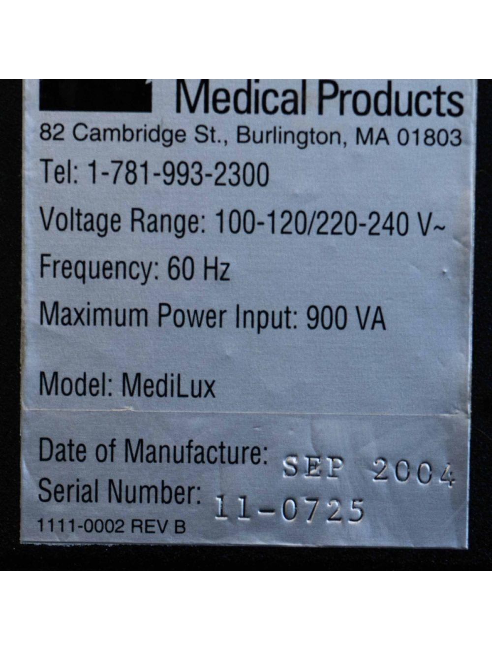 2004 Palomar MediLux IPL Cosmetic Laser System - With Lux G, RS, Y Handpieces