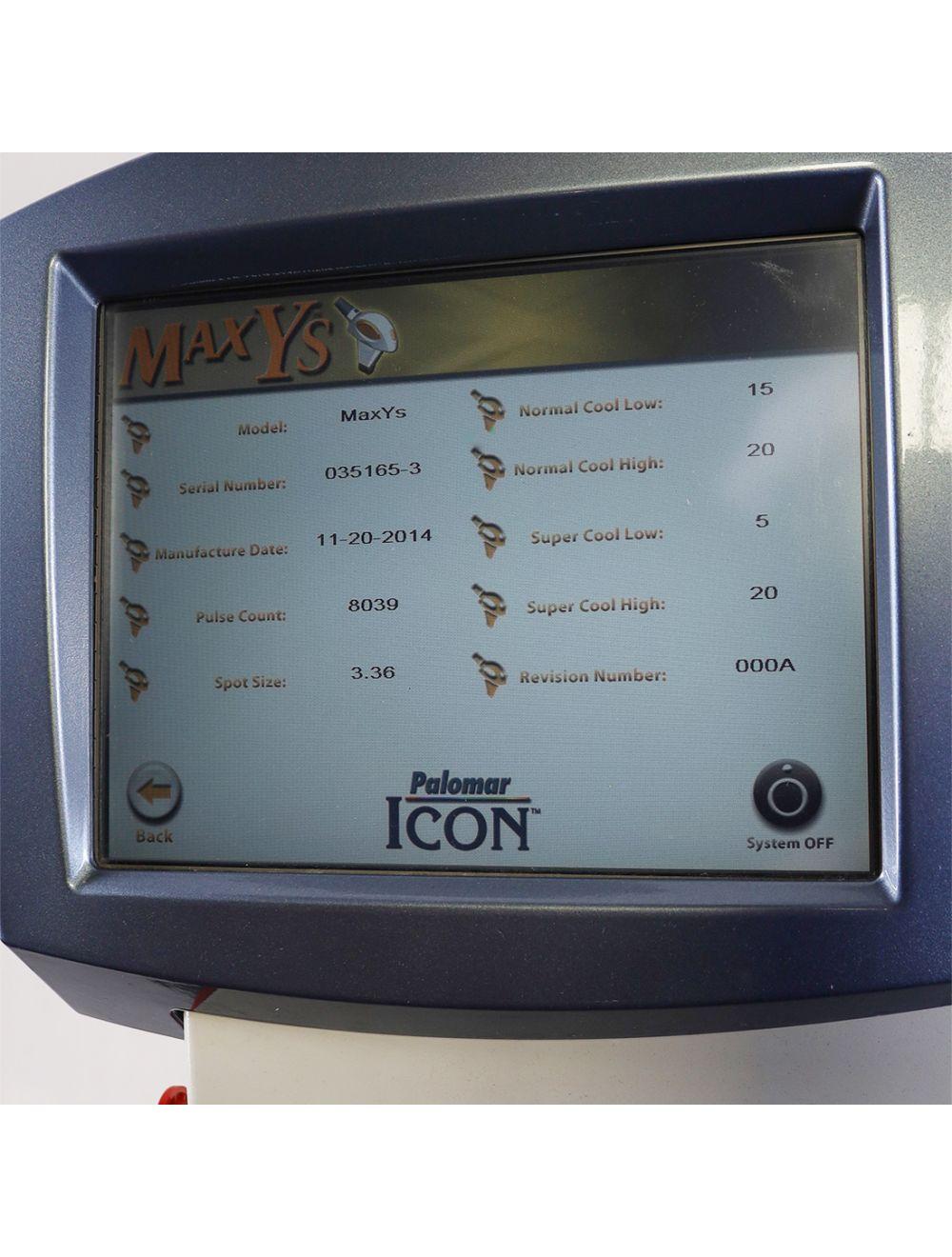2012 Palomar Icon IPL Laser Fractional 1540 MaxYs Hair Removal Skin Resurfacing