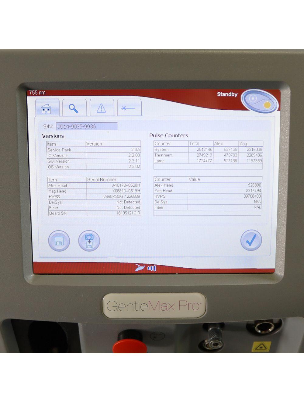 2019 Candela GentleMax Pro Pulsed Laser Hair Removal System