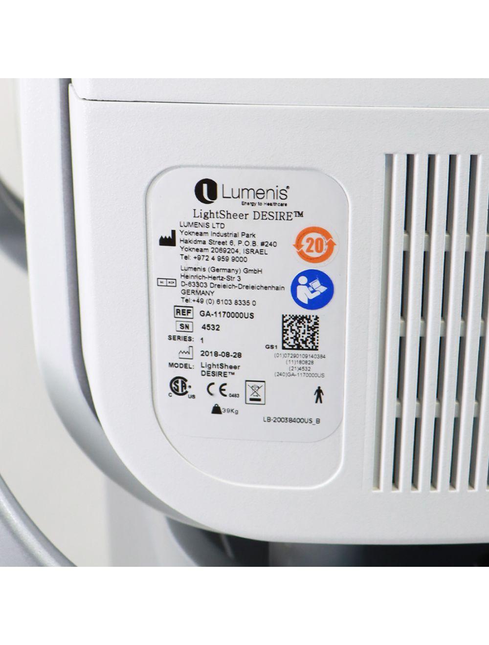 2018 Lumenis LightSheer Desire Diode Laser Hair Removal 3 Handpieces 