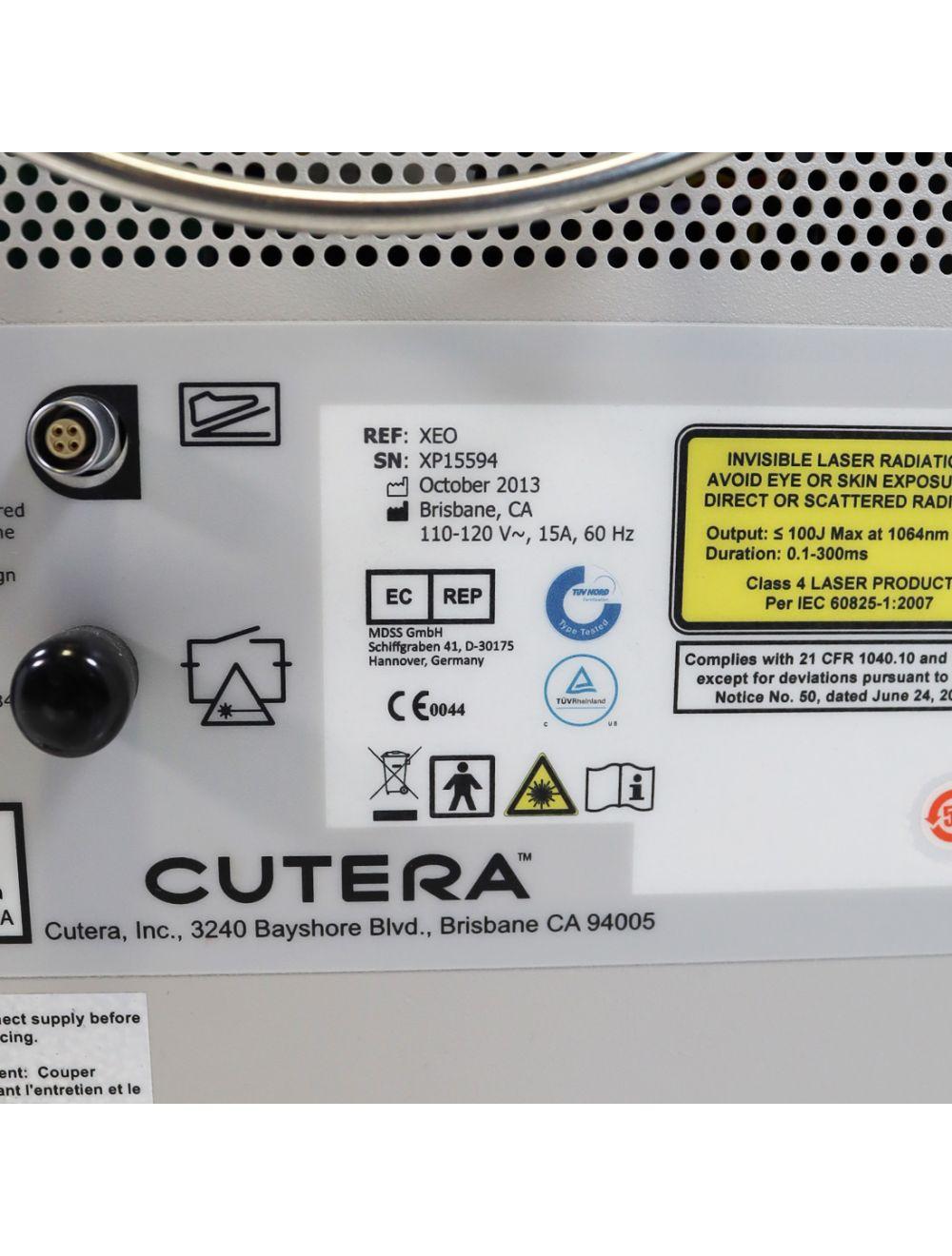 2013 Cutera XEO Nd: YAG Titan V Titan XL Pearl Pearl Fractional System