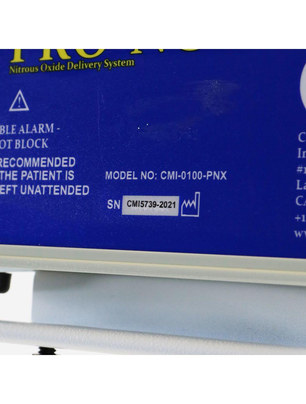 Pro-Nox Nitrous Oxide Delivery System Pain - Anxiety Relief Aesthetic TLC PRONOX