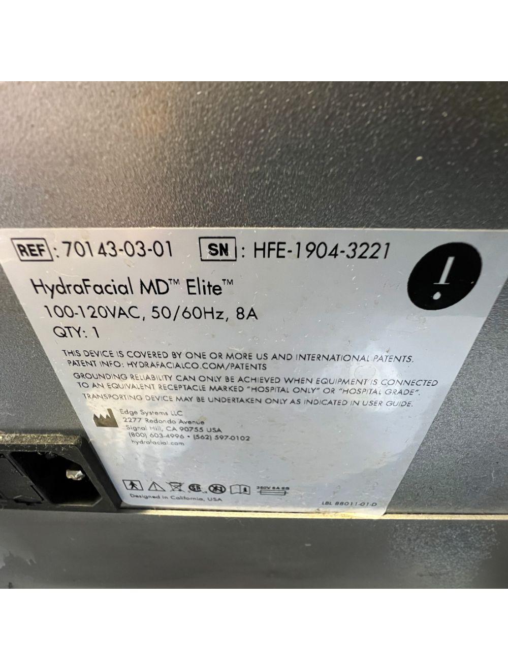 2019 Edge System Hydrafacial MD Elite Dermabrasion Skin Resurfacing Exfoliation