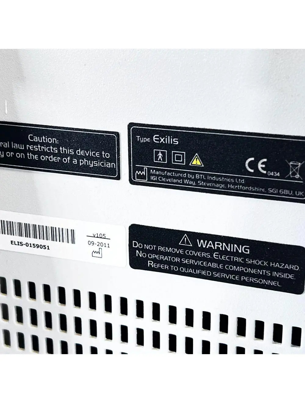 2011 BTL Exilis RF Aesthetic System No Limit Wrinkle Skin Tightening Treatment