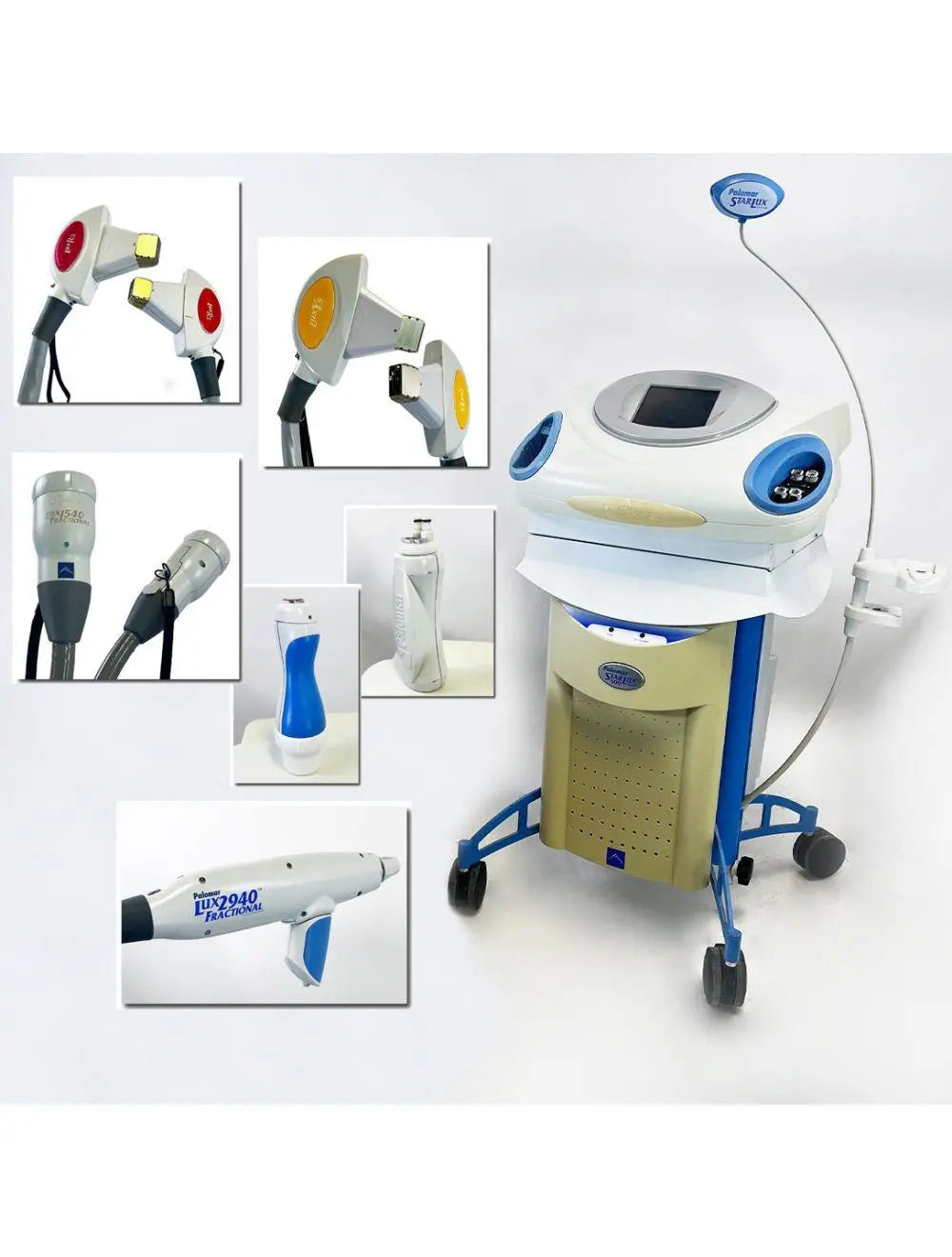 2007 Palomar StarLux 500 IPL Laser Hair Removal Skin Rejuvenation Wrinkles 4 HPs Palomar