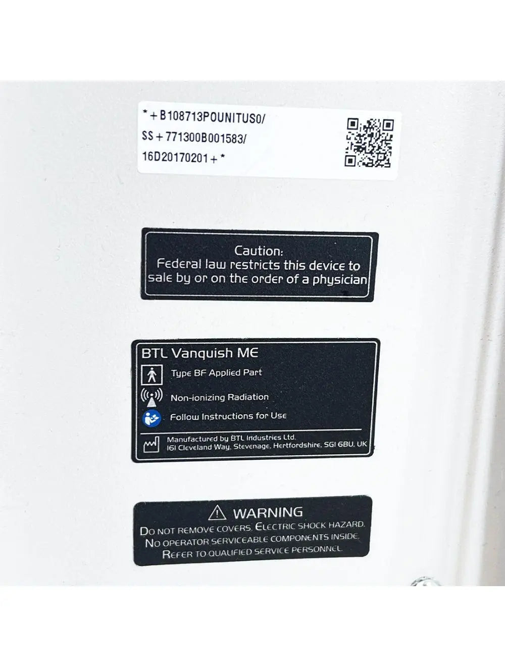 2017 BTL Vanquish ME Circumference Reduction Fat Removal System Core Applicator BTL