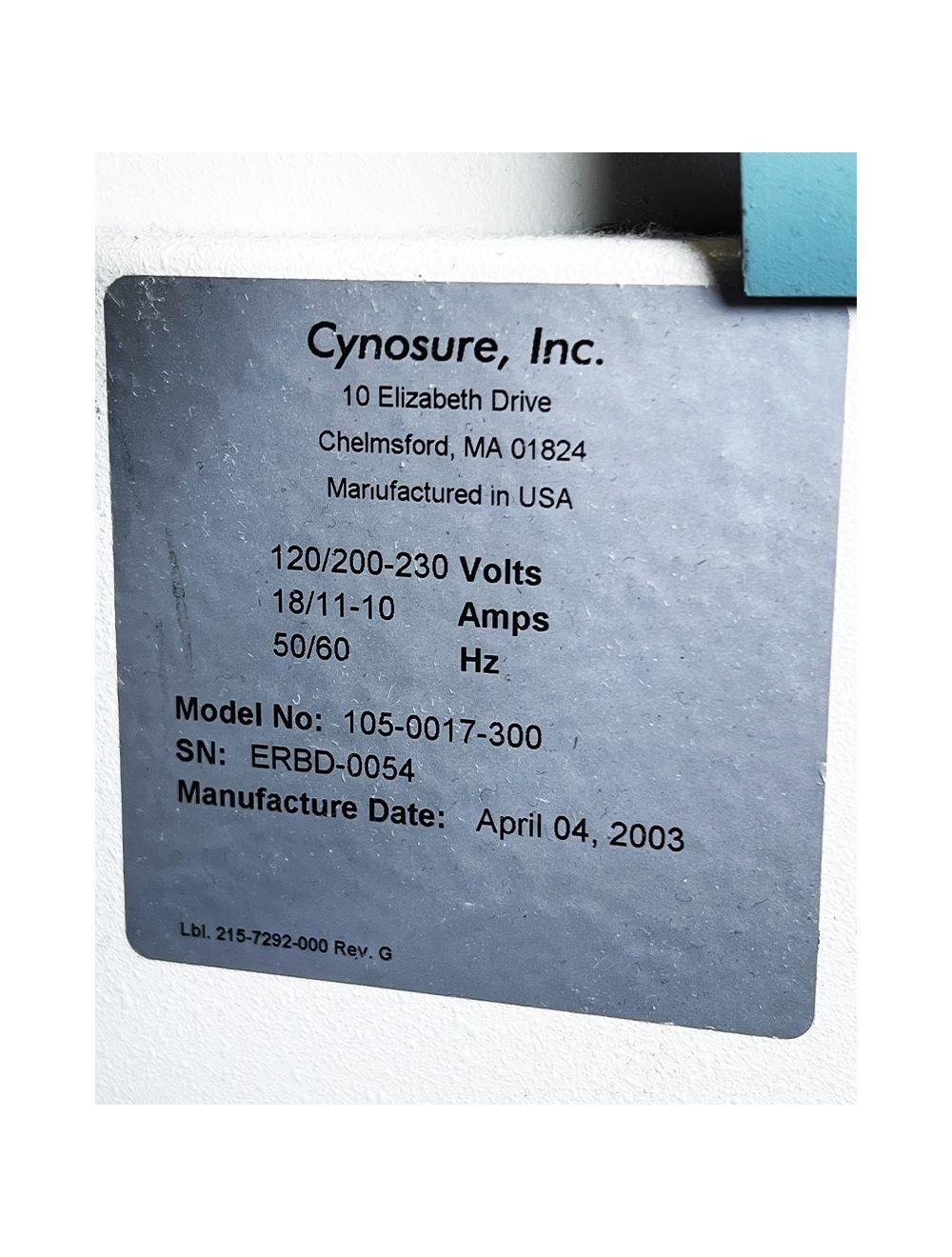 2003 Cynosure CO3 Skin Resurfacing Remodeling Laser System 105-0017-300
