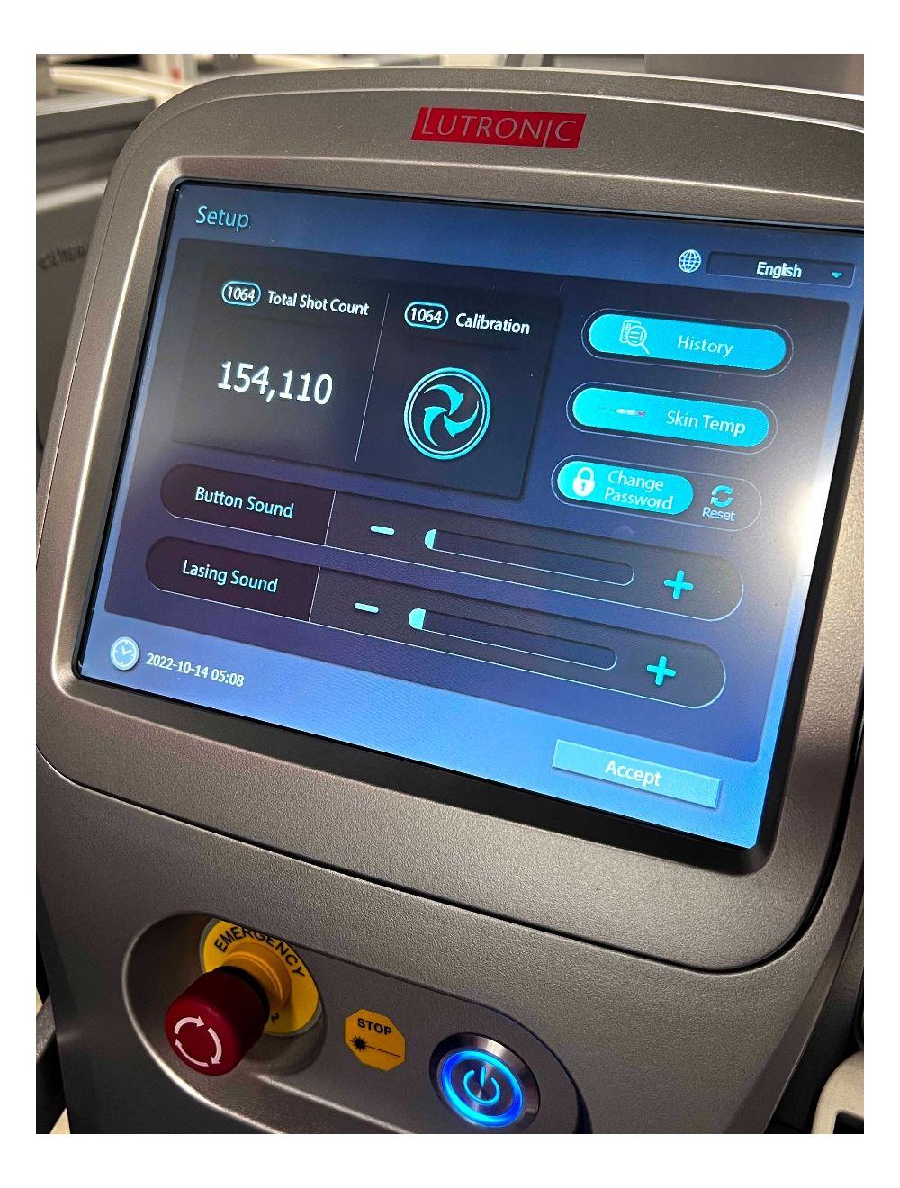 2021 Lutronic Clarity II 2 755/1064nm Dual Wavelength Laser Hair Removal System