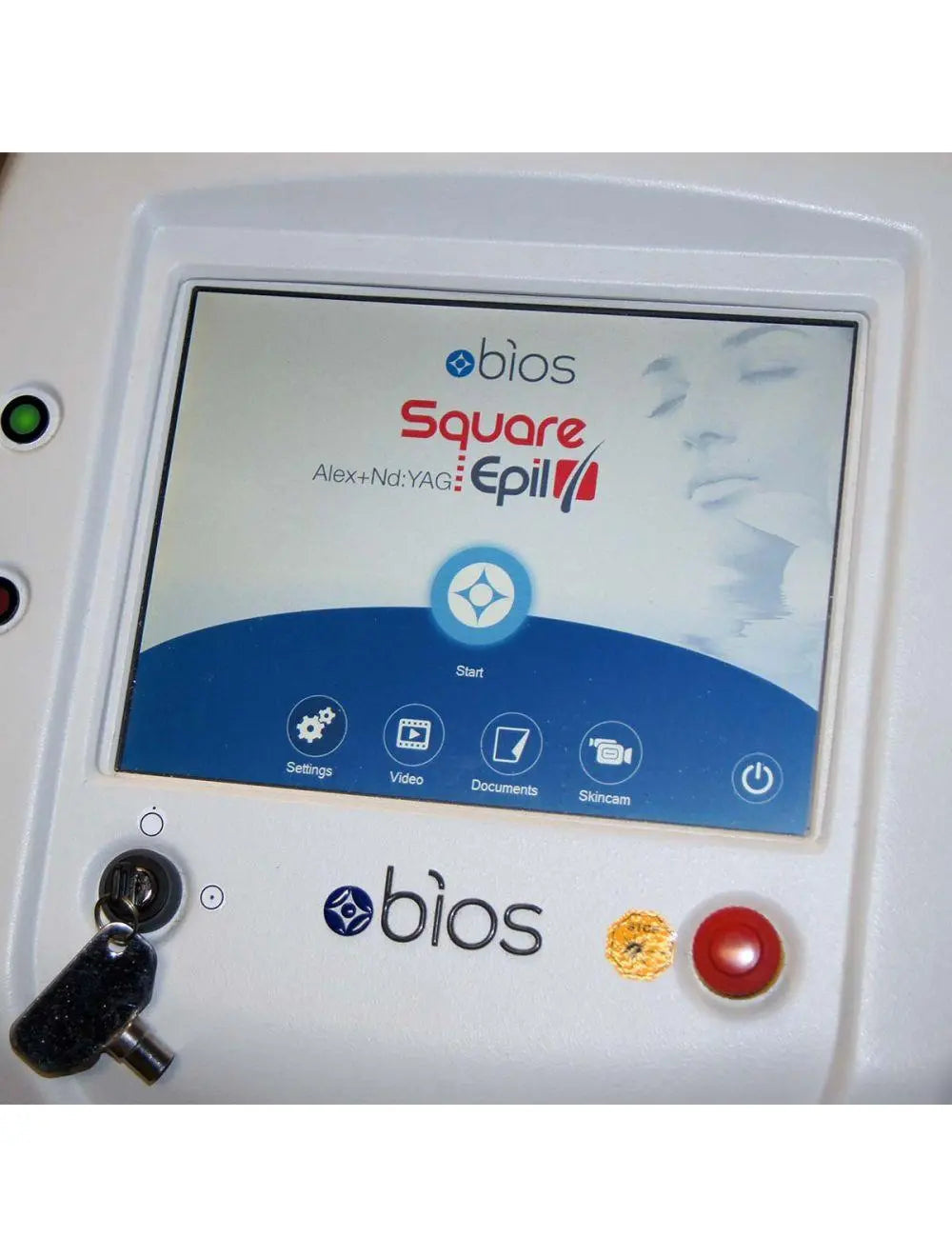 2017 Bios Square Epil Alex Nd YAG Laser Hair Removal Alexandrite 755 1064 nm Sol International Medical