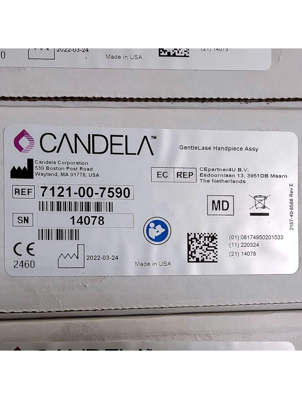 Candela GentleLase Plus Handpiece Assembly No Fiber Factory NEW 7121-00-7590 (14078sn)