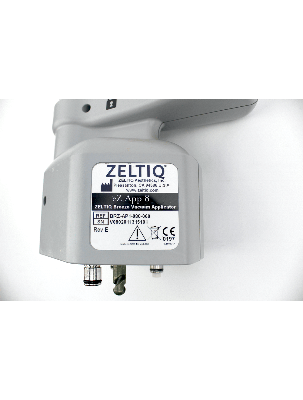 Zeltiq CoolSculpting EZ App 8 Breeze Vacuum Applicator BRZ-AP1-080-000 Handpiece