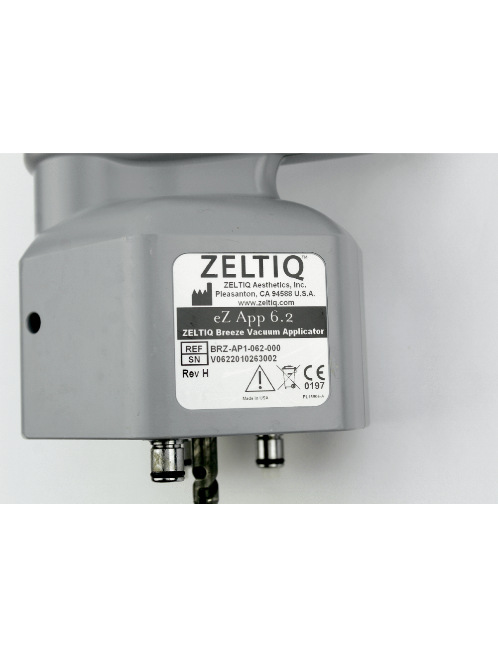 Zeltiq CoolSculpting eZ App 6.2 Breeze Vacuum Applicator BRZ-AP1-062-000 2010