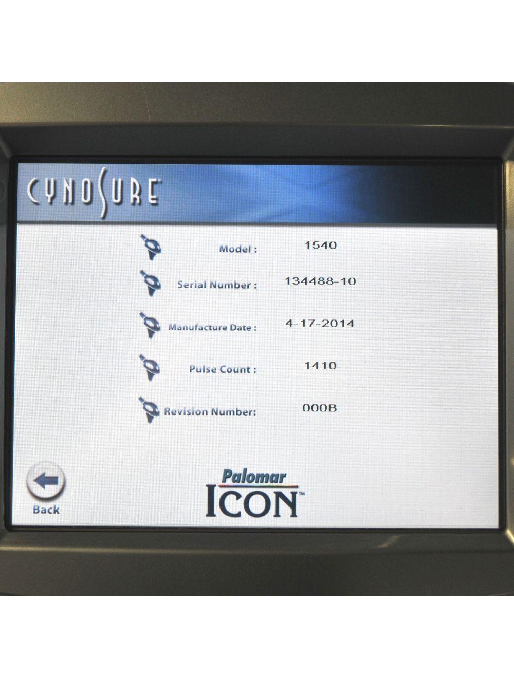 2014 Palomar ICON 1540 Fractional Handpiece w 15mm XF Spot XD Tips & Cal Port image 2