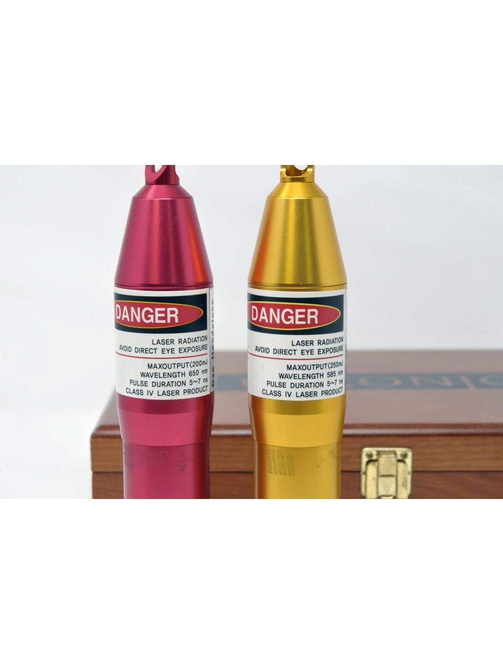 Lutronic Spectra Dye Handpieces 532nm Laser Aperature 585nm 650nm Tattoo Removal image 8