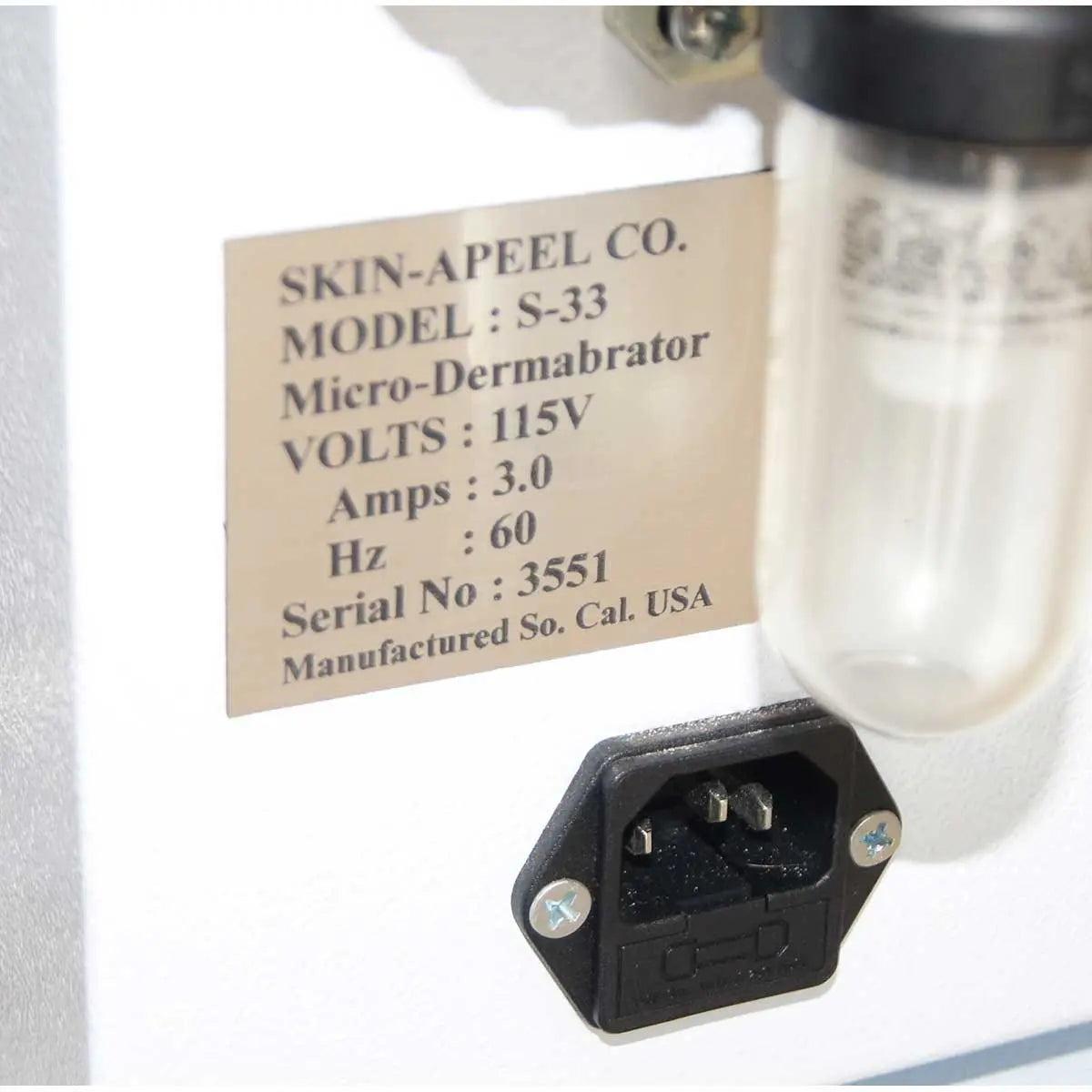 Skin-Apeel Micro-Dermabrasion with O2 Facial Breeze Combo S33 AS016-3 Micro Mist