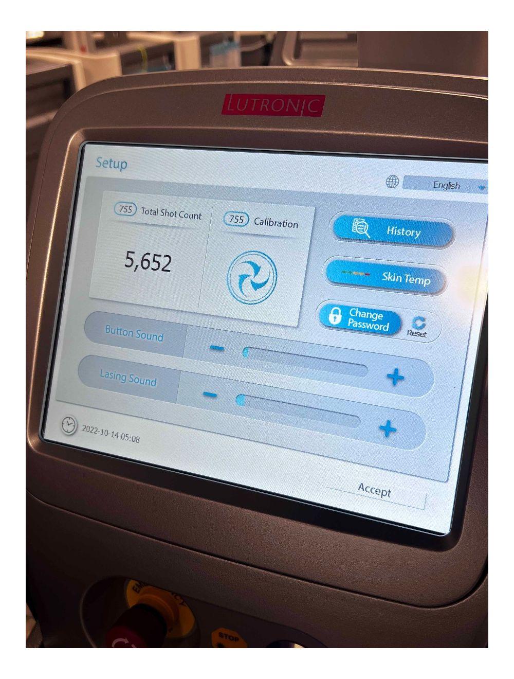 2021 Lutronic Clarity II 2 755/1064nm Dual Wavelength Laser Hair Removal System image 8