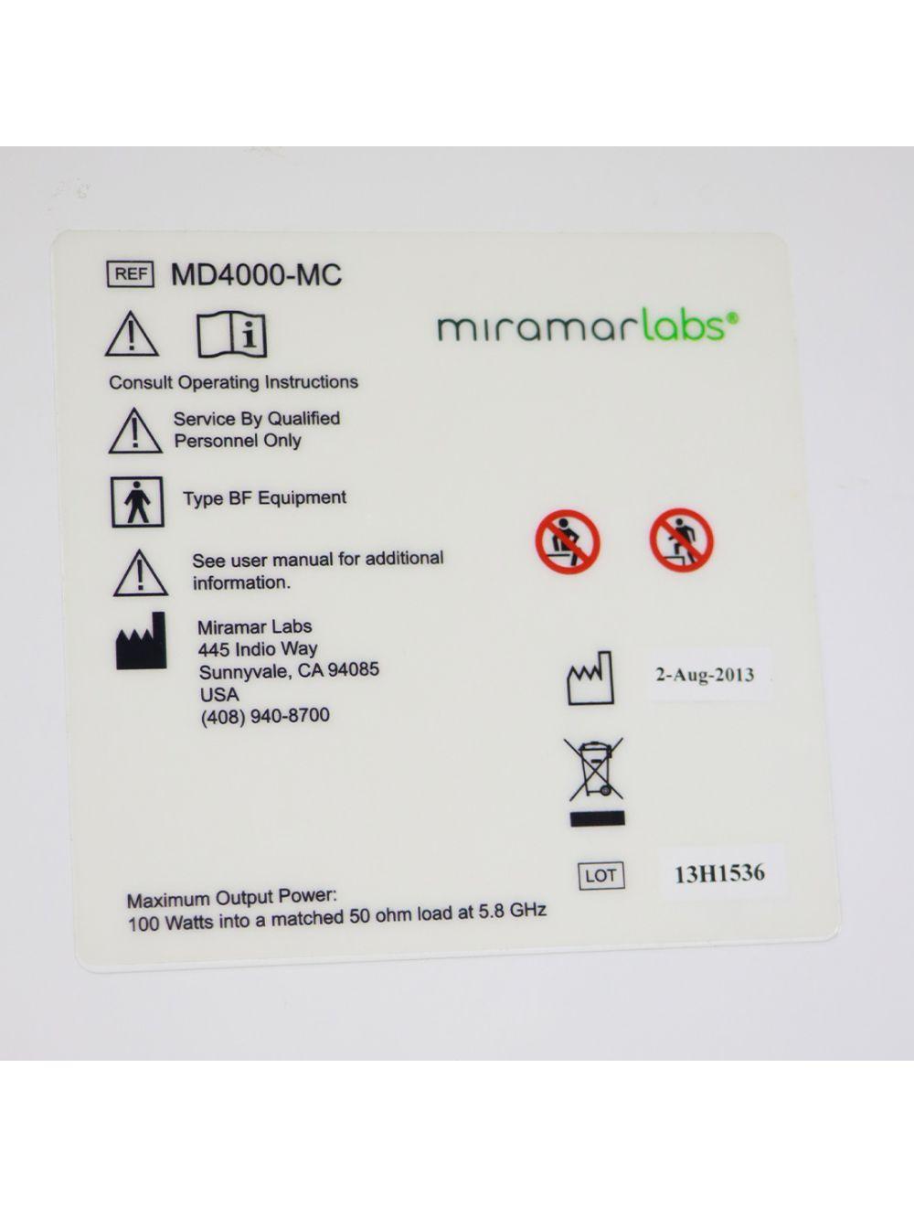 2013 Miramarlabs MiraDry MD4000-MC Sweat Odor Reduction Treatment System image 5