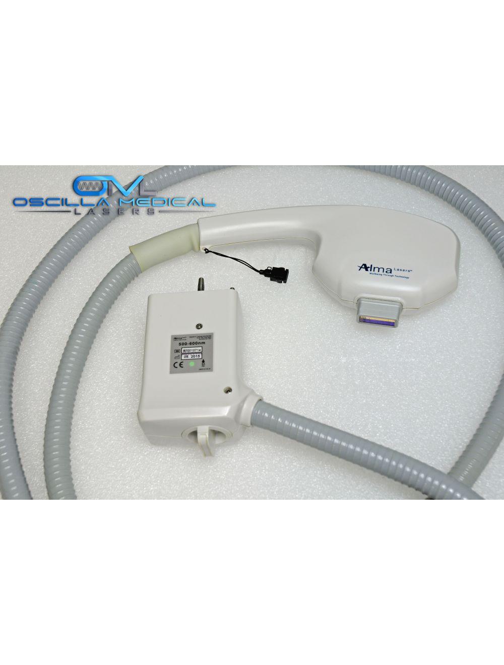 2015 Alma Harmony XL Pro Laser Dye VL HandPiece 500-600nm Vascular Lesions image 0