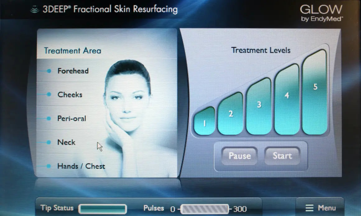 2011 EndyMed GLOW 3DEEP RF Skin Tightening Body Contouring System
