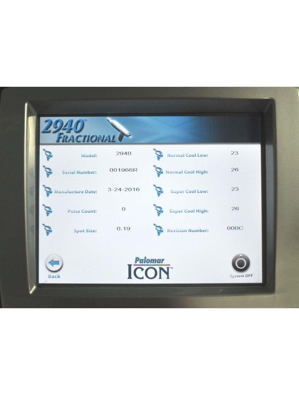 Palomar ICON 2940nm Fractional Laser Hand Piece Ablative Wrinkles Skin 0 SHOTS!! image 8