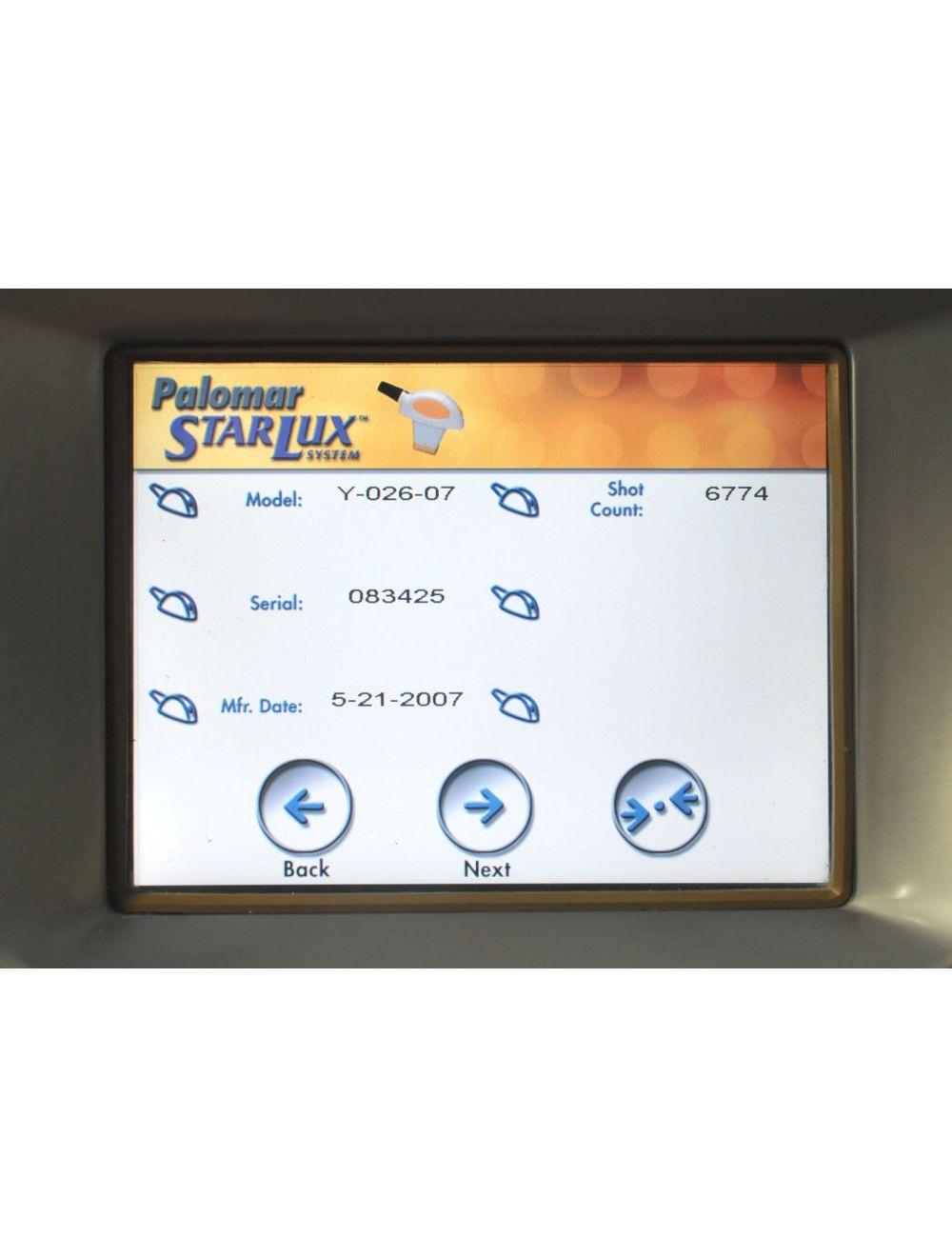 2007 Palomar StarLux Lux Y 300 500 IPL HandPiece Cynosure 1520 Laser Hand Piece image 8